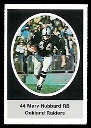 1972 Sunoco Stamps      466     Marv Hubbard